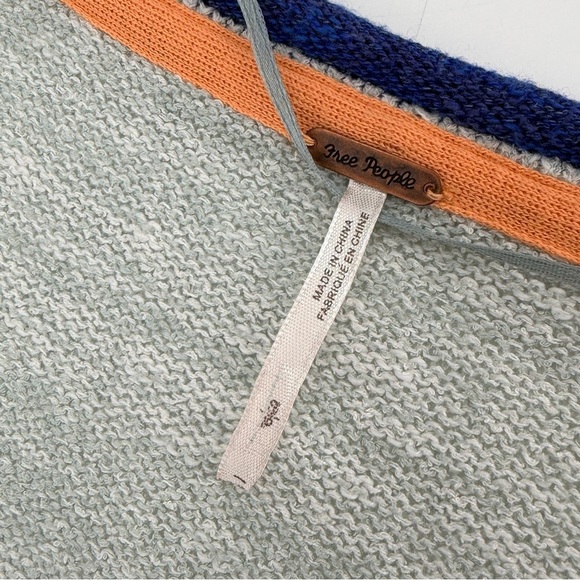 Free People Sunset Palm Tree Cover Up Tunic Top Oversized Small - Picture 3 of 5